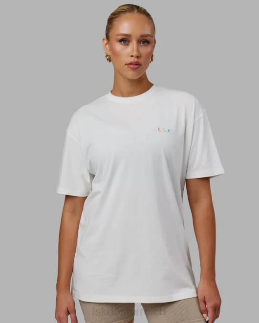 Z8RH315 LSKD unisex Amplify FLXCotton T-Shirt in Übergröße – gebrochenes Weiß Bekleidung