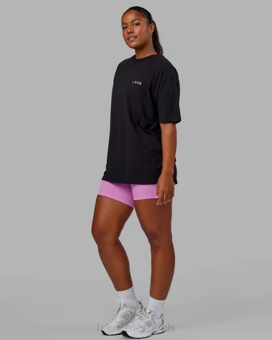 Z8RH316 LSKD unisex Amplify FLXCotton T-Shirt in Übergröße – Schwarz Bekleidung