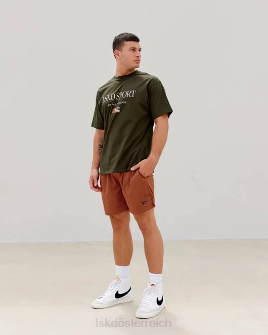 Z8RH318 LSKD unisex Flaggen-Schwergewichts-T-Shirt in Übergröße – Waldnacht Bekleidung