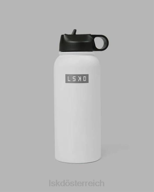 Z8RH903 LSKD unisex Hydrosphere 32oz isolierte Metallflasche – weiß Zubehör