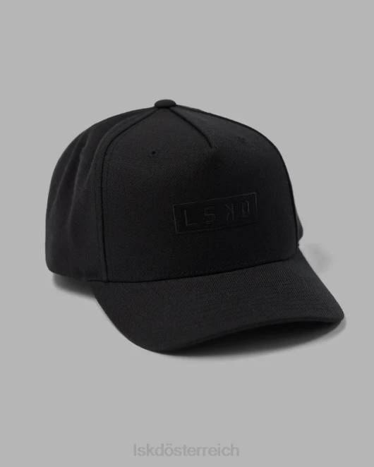 Z8RH820 LSKD unisex Cornerstone Snapback-Mütze – Schwarz-Schwarz Zubehör