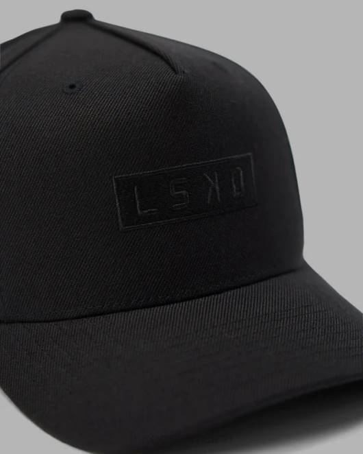 Z8RH820 LSKD unisex Cornerstone Snapback-Mütze – Schwarz-Schwarz Zubehör