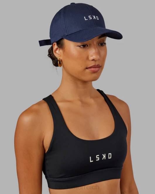 Z8RH822 LSKD unisex klassischer Strapback-Hut – Marineblau Zubehör