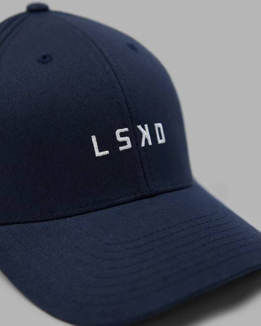 Z8RH822 LSKD unisex klassischer Strapback-Hut – Marineblau Zubehör