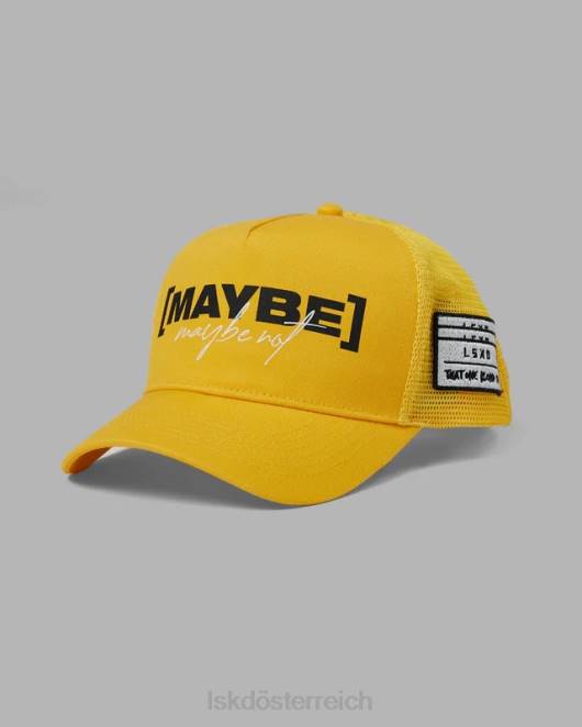 Z8RH838 LSKD unisex Tobk Trucker-Mütze – gelb Zubehör
