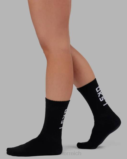 Z8RH846 LSKD unisex Brand Crew Socke – schwarz Zubehör