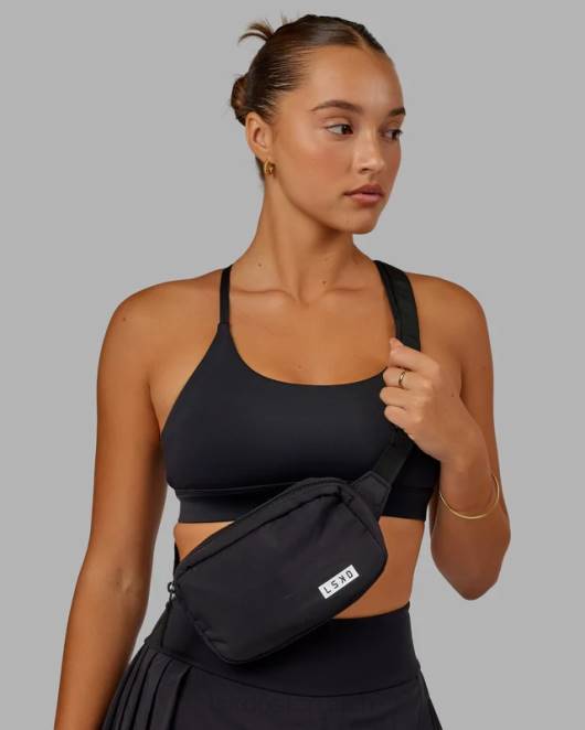 Z8RH875 LSKD unisex Base Umhängetasche - Schwarz-Weiß Zubehör