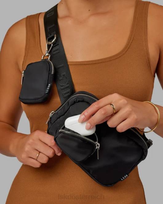 Z8RH877 LSKD unisex Tägliche Umhängetasche – Schwarz Zubehör